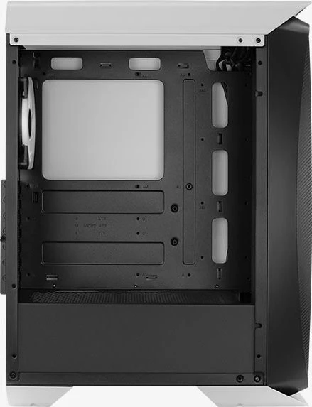 AeroCool Aero One Duo, weiß, Glasfenster