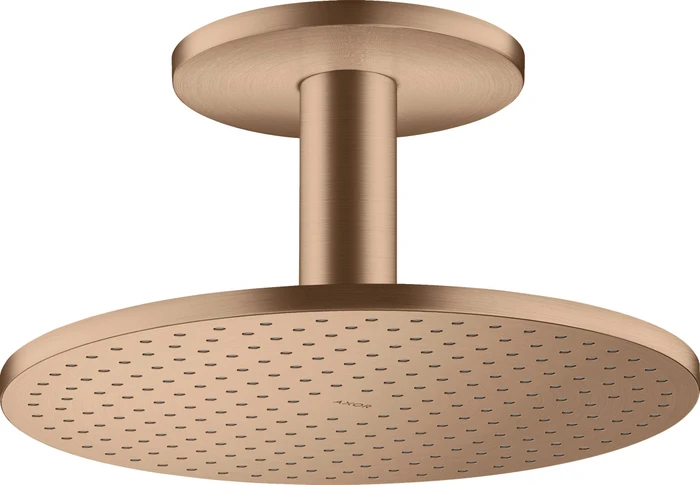 Hansgrohe Axor ShowerSolutions Kopfbrause 300 2jet mit Deckenanschluss brushed red gold