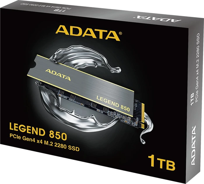ADATA LEGEND 850 1TB, M.2 2280 / M-Key / PCIe 4.0 x4, Kühlkörper