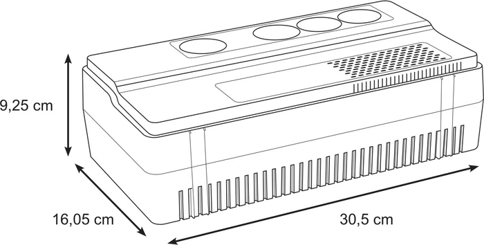 APC Easy UPS BVS, 1000VA, AVR