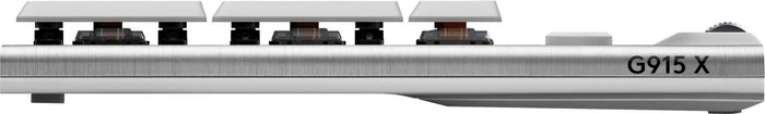 Logitech G915 X Lightspeed, weiß, LEDs RGB, GL CLICKY, USB/Bluetooth, DE