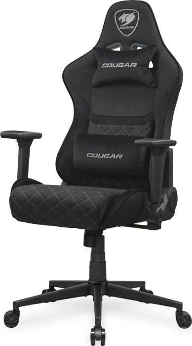 Cougar Armor One V2 Stoff Gamingstuhl, schwarz
