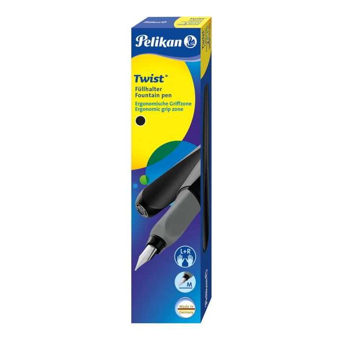 Pelikan Twist black, rechte Hand/linke Hand, mittel