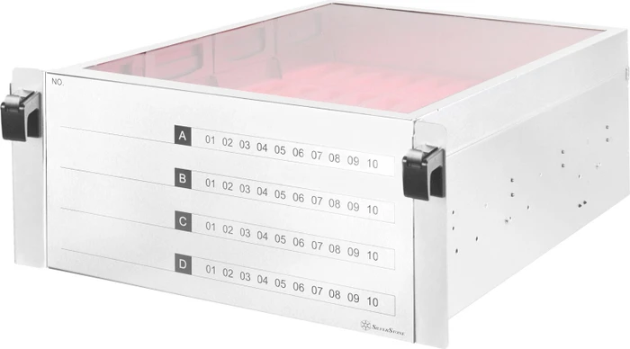 SilverStone RMB51, Datenträgeraufbewahrungsschrank, 40x 3.5"