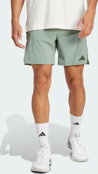 adidas Designed for Training Workout Trainingshose kurz silver green (Herren)
