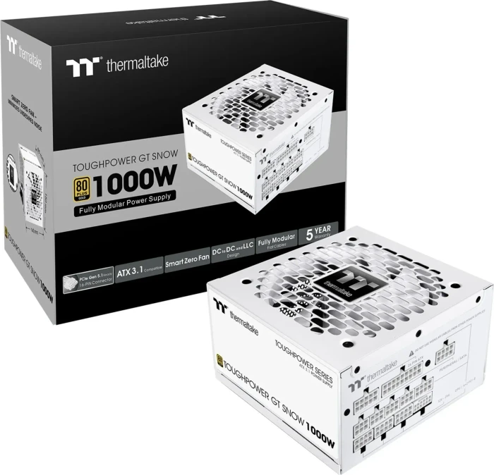 Thermaltake ToughPower GT Snow 1000W, ATX 3.1