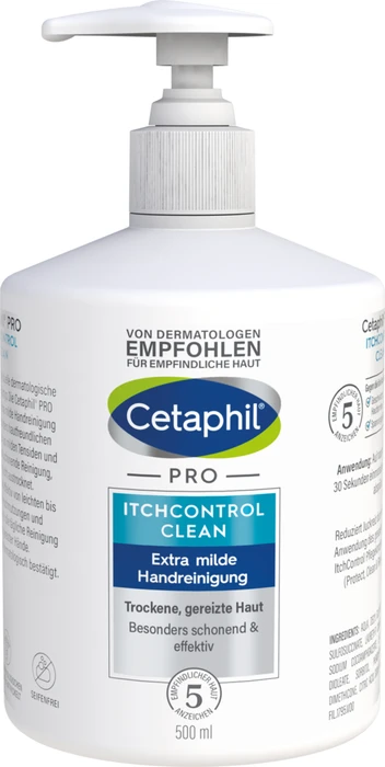 Cetaphil Pro Itch Control Clean Flüssigseife, 500ml