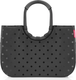 Reisenthel Loopshopper L glossy dots black