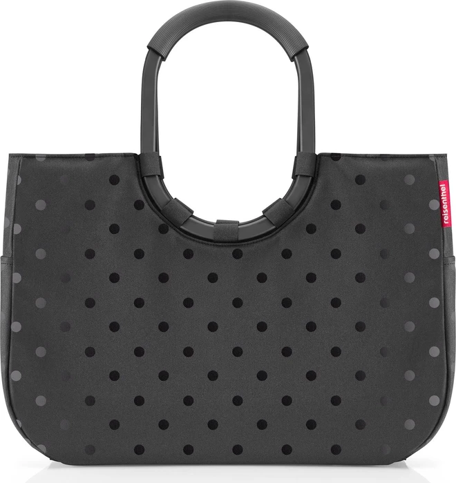 Reisenthel Loopshopper L glossy dots black
