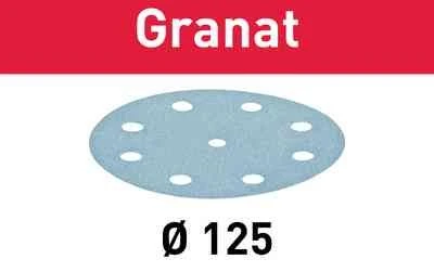Festool Granat STF D125/8 P40 GR/10 Schleifblatt K40, 125mm, 50 Stück