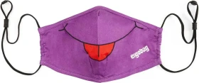 Ergobag Kinder-Mundschutzmaske waschbar violett, 1 Stück