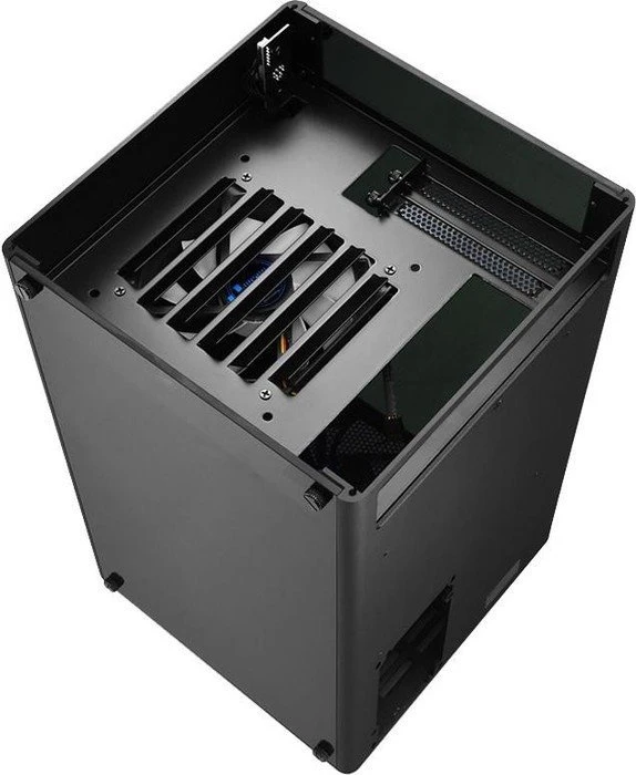 Jonsbo VR1 schwarz, Glasfenster, Mini-ITX