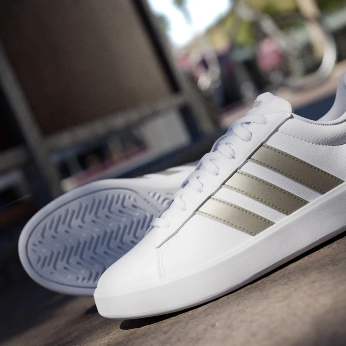 adidas Grand Court 3.0 cloud white/cyber metallic (Damen)