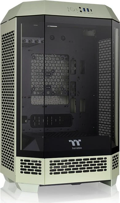 Thermaltake The Tower 300 Matcha Green, grün, Glasfenster