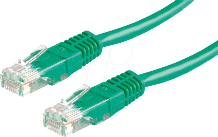Value Patchkabel, Cat6, U/UTP, RJ-45/RJ-45, 1m, grün