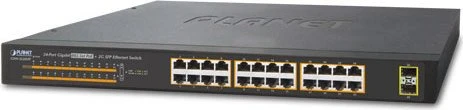 Planet GSW Rackmount Gigabit Switch, 24x RJ-45, 2x SFP, 220W PoE+