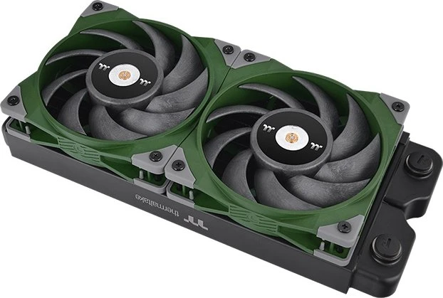 Thermaltake ToughFan 12 High Static Pressure Radiator Fan grün, 120mm
