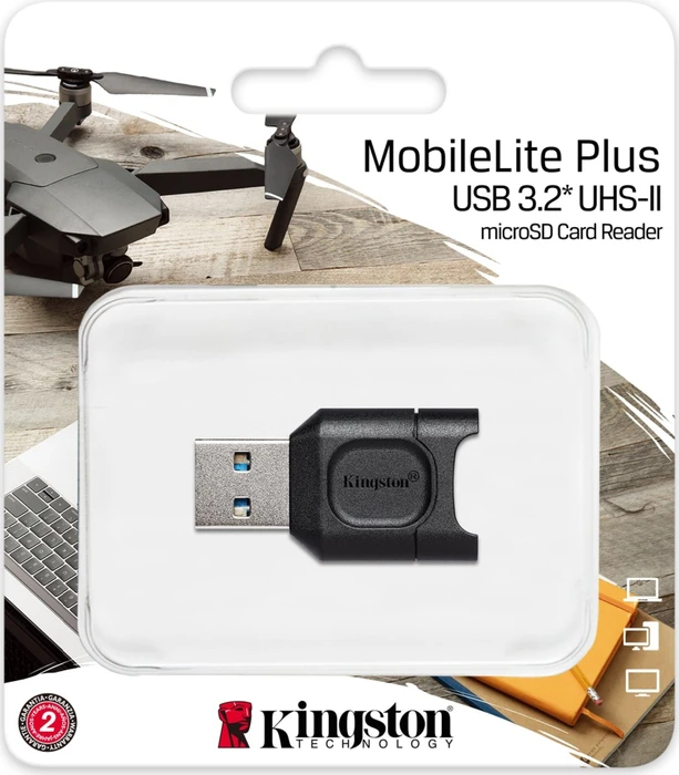 Kingston MobileLite Plus microSD Single-Slot-Cardreader, USB-A 3.0 [Stecker]
