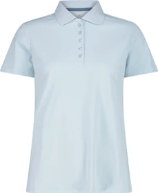 CMP Einfarbiges Pique Poloshirt kurzarm sky blue (Damen)