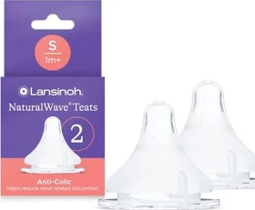 Lansinoh NaturalWave Trinksauger Gr.S, 1+M, 2 Stück