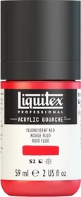 Liquitex Professional Acrylic Gouache fluorescent red, 59ml