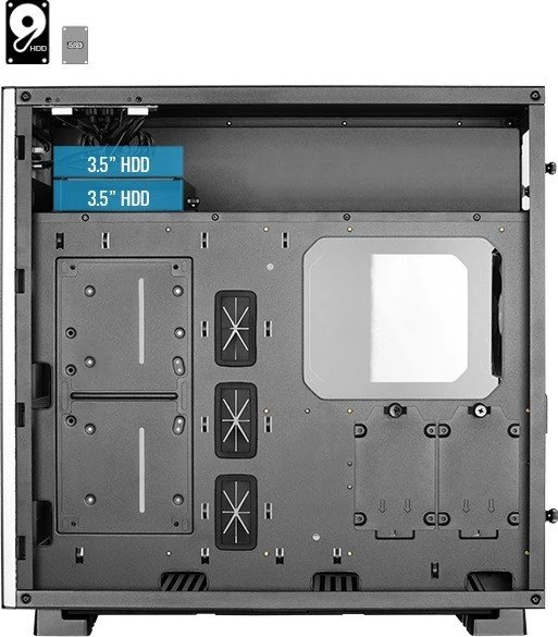 AeroCool GLO, Glasfenster