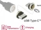 DeLOCK Magnetischer USB-C 2.0 Stecker für DeLOCK USB Daten- und Ladekabel, Adapterstecker Vorschaubild