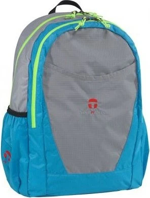 Take It Easy Paris Light Nylon silber/türkis Schulrucksack
