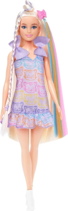 Barbie-Stylistin mit Haaraccessoires und Outfit