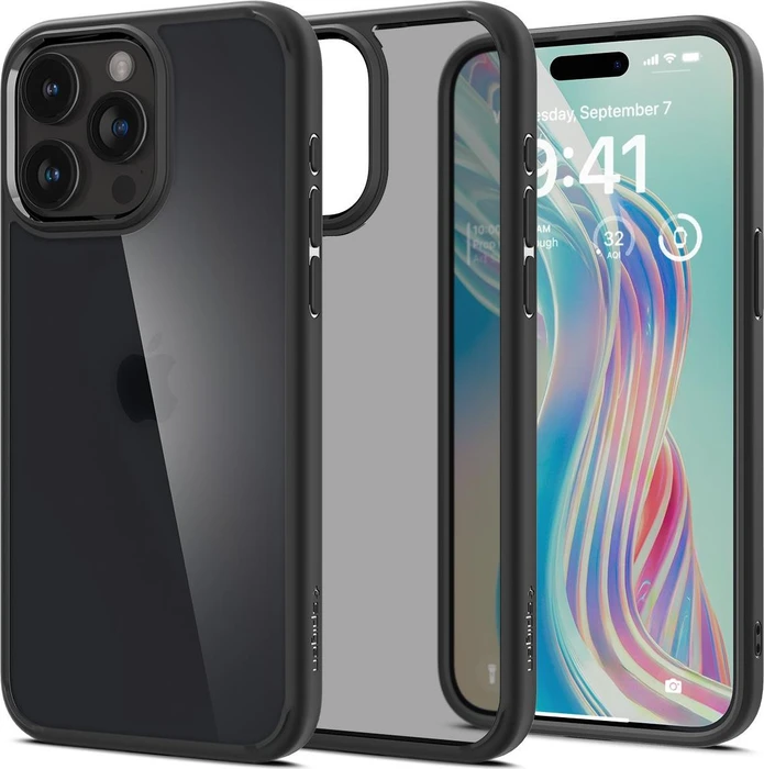 Spigen Ultra Hybrid Matte für Apple iPhone 15 Pro Max Frost Black