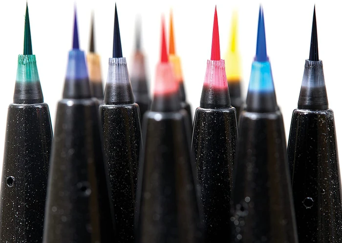 Pentel Brush Sign Pen Artist SESF30C rot, 12er-Pack