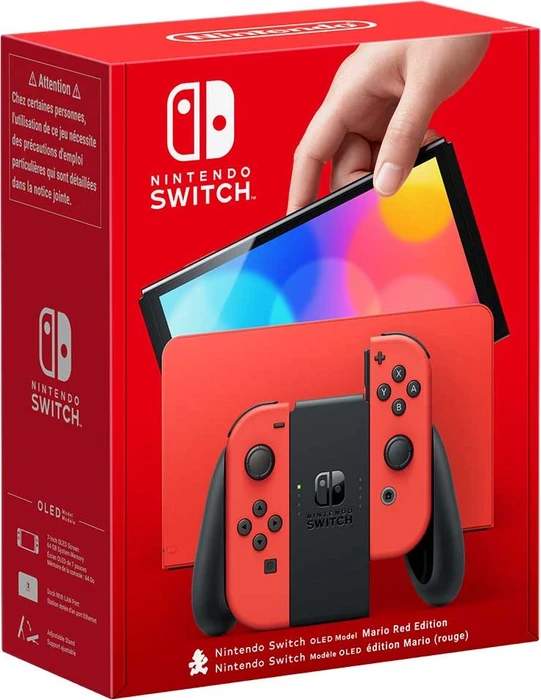 Nintendo Switch OLED - Mario Edition rot