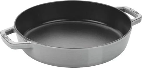 Zwilling Staub Bratpfanne rund mit zwei Griffen 20cm grafitgrau