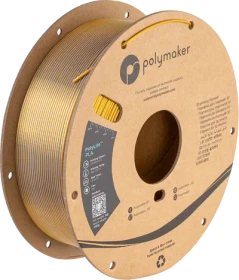 Polymaker PolyLite Silk PLA, Crown Gold-Silver, Spule, 1.75mm, 1.00kg