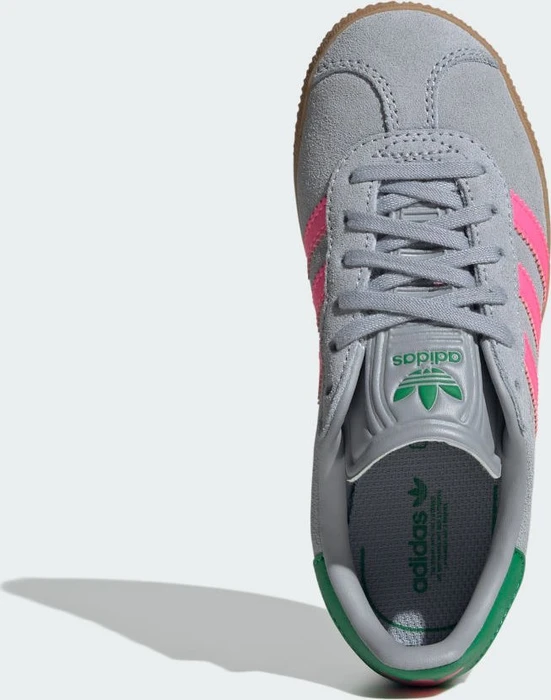 adidas Gazelle halo silver/lucid pink/green (Junior)