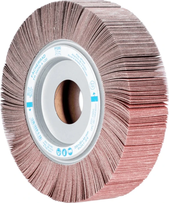 Pferd FR 20050/44.0 A 120 Lamellenschleifwalze K120, 200x50mm, 2 Stück