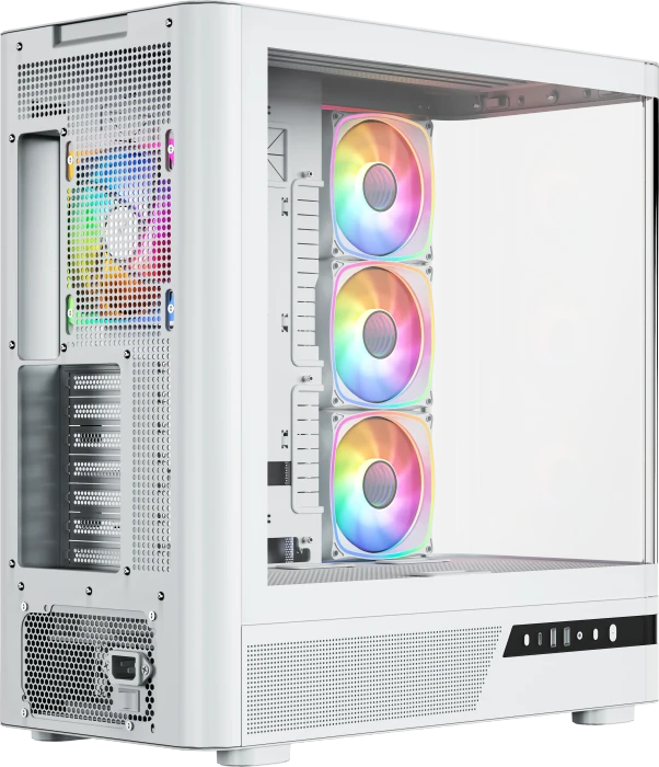 Modecom Volcano AQ100 ARGB White, Glasfenster
