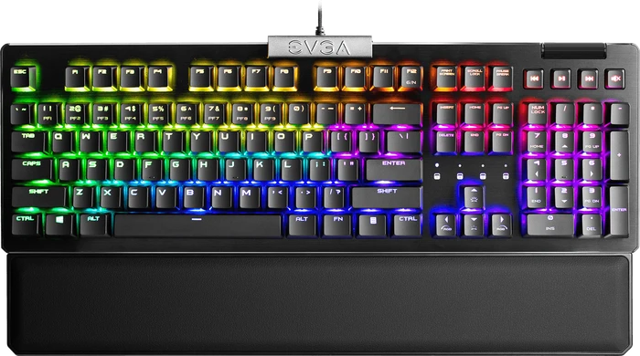 EVGA Z15, LEDs RGB, schwarz, Kailh SPEED Silver, USB, US