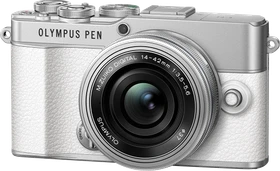 Olympus PEN E-P7 weiß mit Objektiv M.Zuiko digital ED 14-42mm 3.5-5.6 EZ