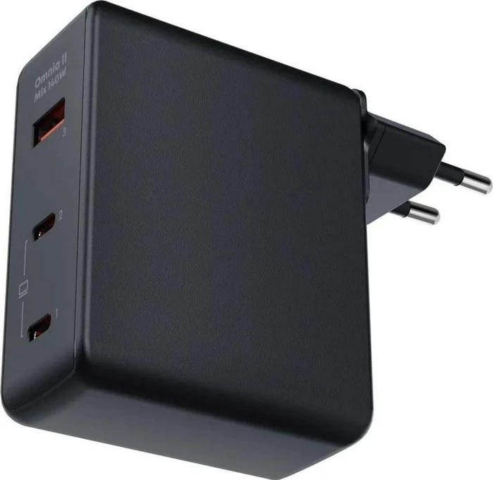 Aukey PA-B7O Omnia II Mix 140W Wall Charger schwarz
