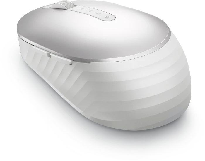 Dell MS7421W Premier Rechargeable Wireless Mouse, Platinum Silver, USB/Bluetooth