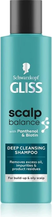Schwarzkopf Gliss Scalp Balance Deep Cleansing Shampoo, 200ml