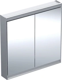 Geberit ONE Spiegelschrank ComfortLight, 2 Türen, AP-Montage, 90cm, Aluminium eloxiert
