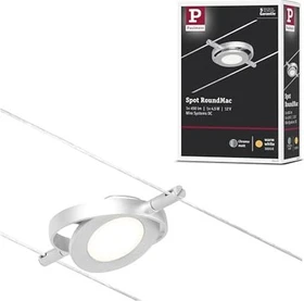 Paulmann CorDuo RoundMac Seilsystem LED Spot 4.5W silber, 1 Stück