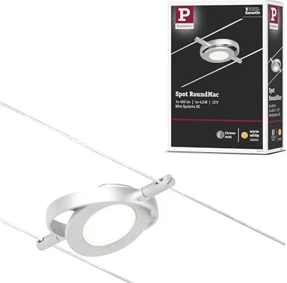 Paulmann CorDuo RoundMac Seilsystem LED 4.5W schwarz