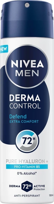 Nivea MEN Anti-Transpirant Derma Dry Control Defend Deodorant Spray, 150ml