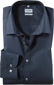 OLYMP Level Five New York Kent Hemd langarm marine (Herren)