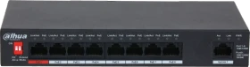 Dahua PFS30 Desktop Switch, 10x RJ-45, 96W Hi-PoE (PFS3009-8ET1GT-96)