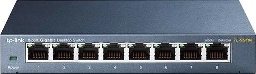 TP-Link TL-SG108 Desktop Gigabit Switch, 8x RJ-45