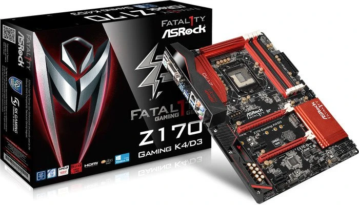 ASRock Fatal1ty Z170 Gaming K4/D3 (Intel 1151)